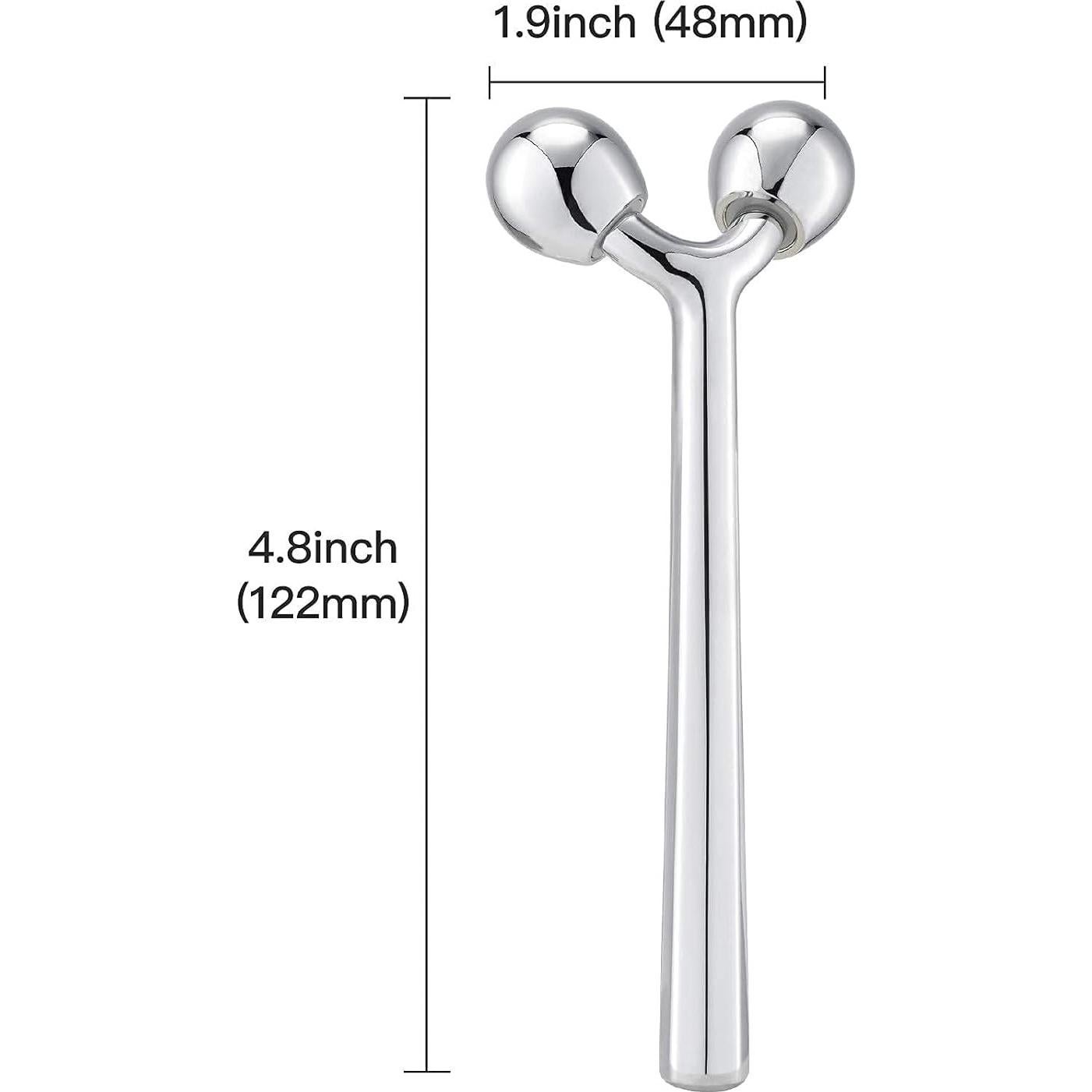 Rodillo Facial Tekson 3D Antienvejecimiento Zinc 17.78cm