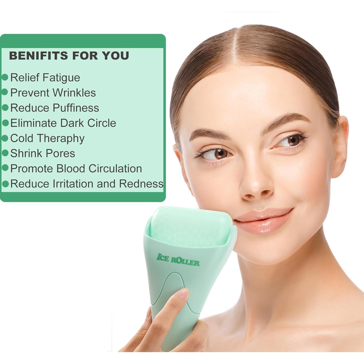 Rodillo de Hielo Wonderwin 2 Piezas para Masaje Facial