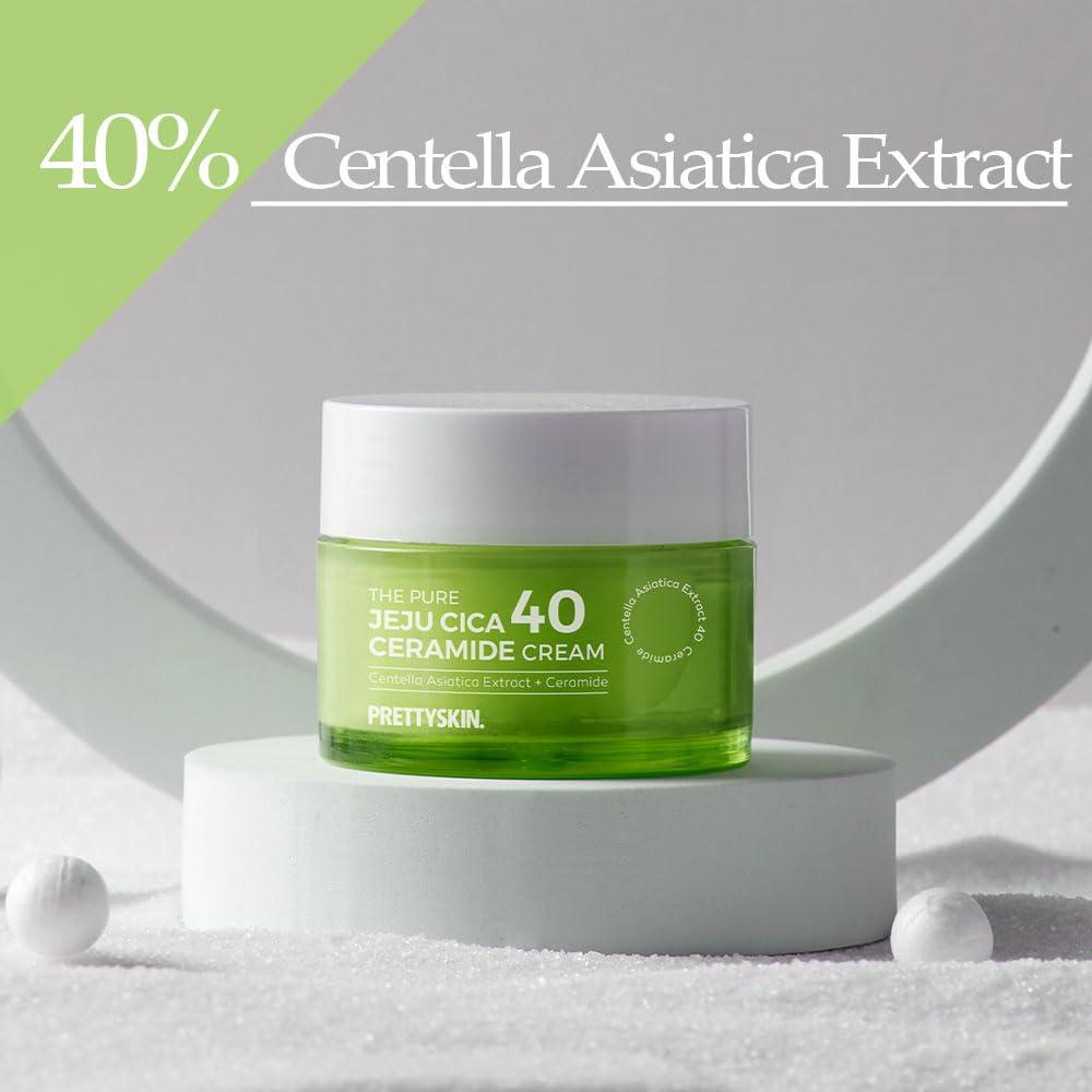 Crema en Gel Hidratante Facial Prettyskin 40% Centella Asiática 51ml