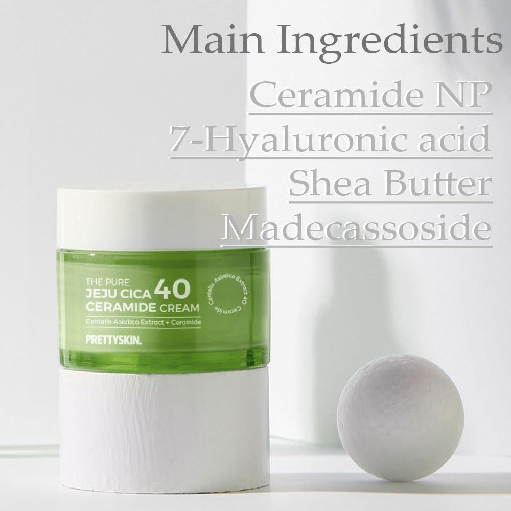 Crema en Gel Hidratante Facial Prettyskin 40% Centella Asiática 51ml