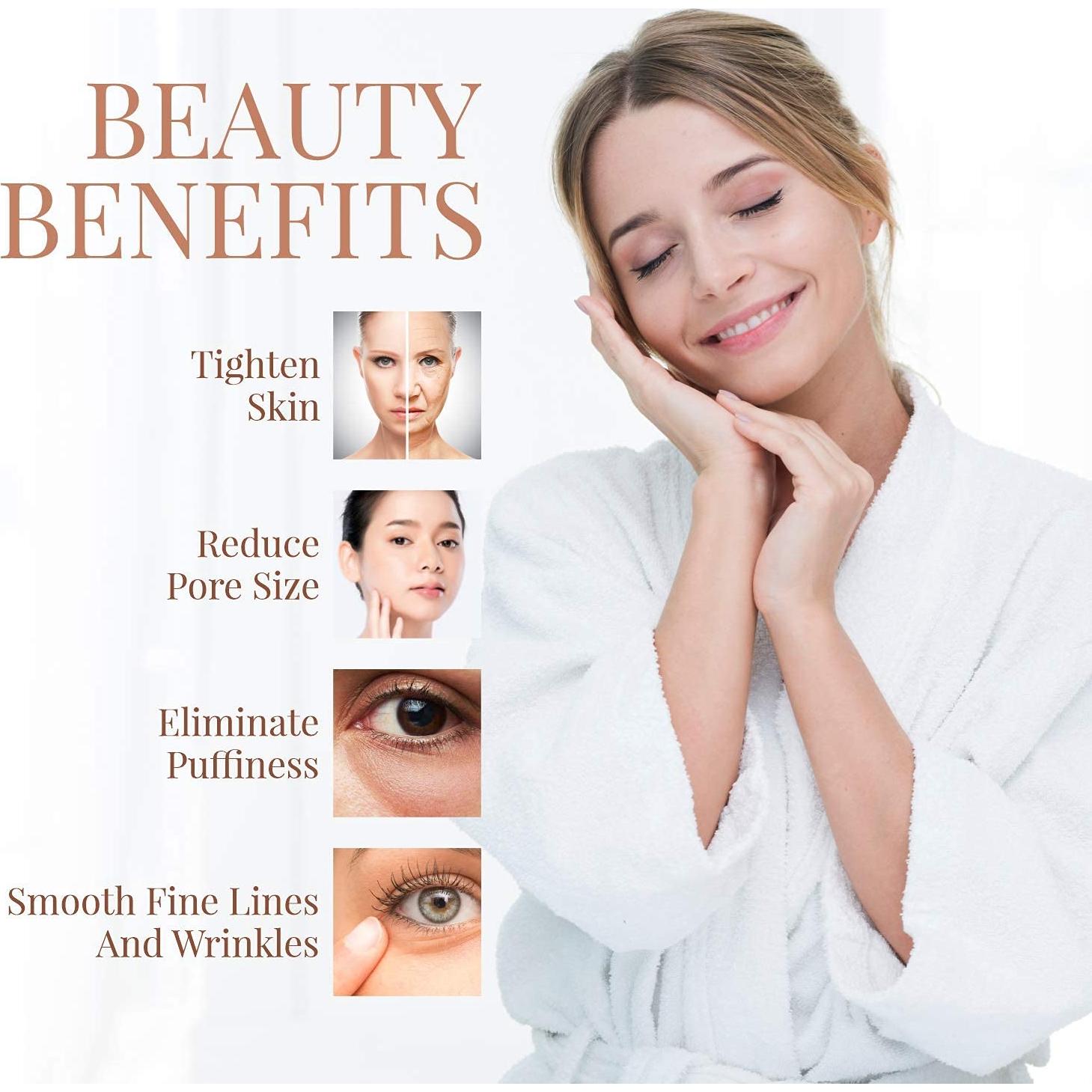 Esferas de Hielo Prime Fitness para Masaje Facial - Blanco