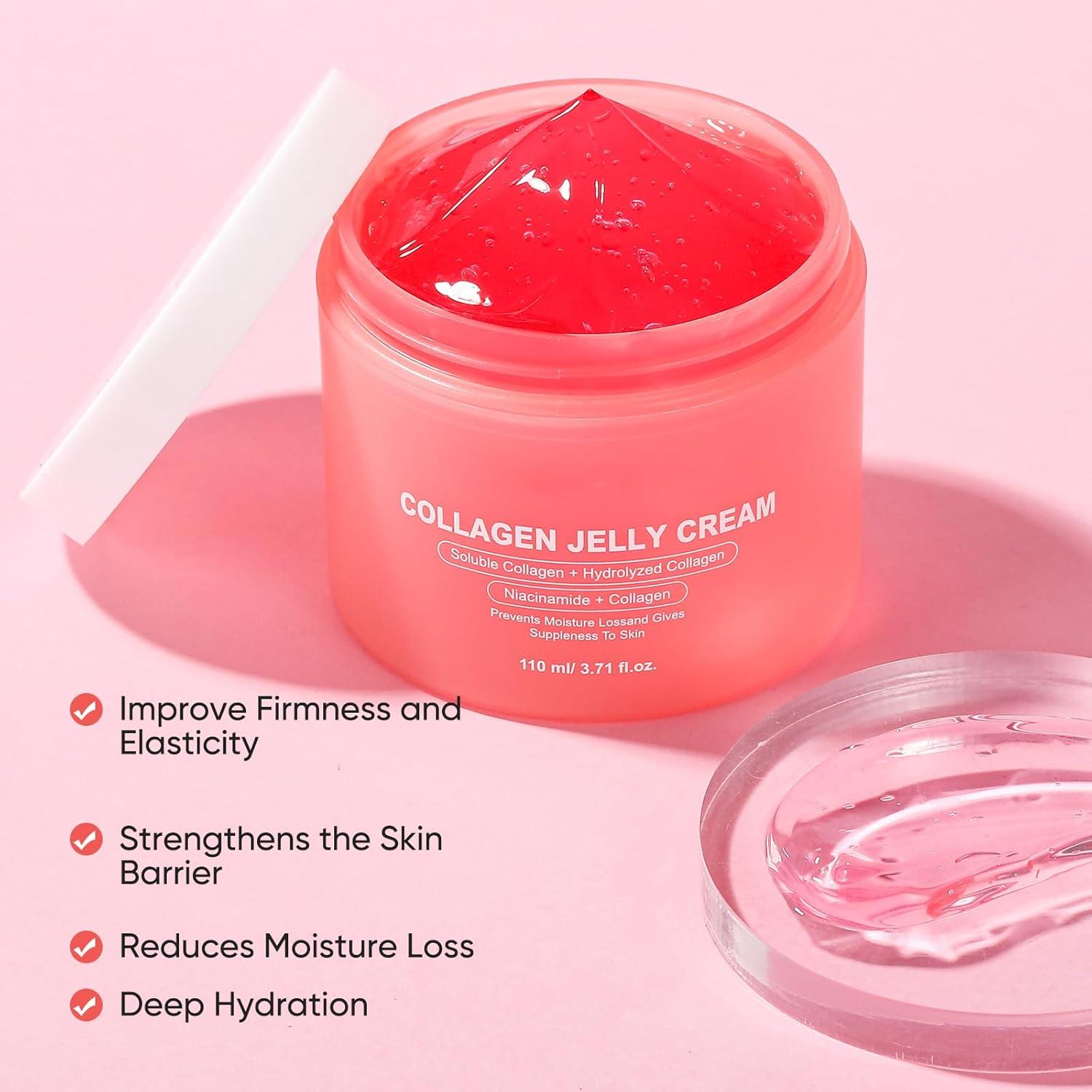 Crema de Gel Hidratante Facial Colágeno 110ml - No Graso