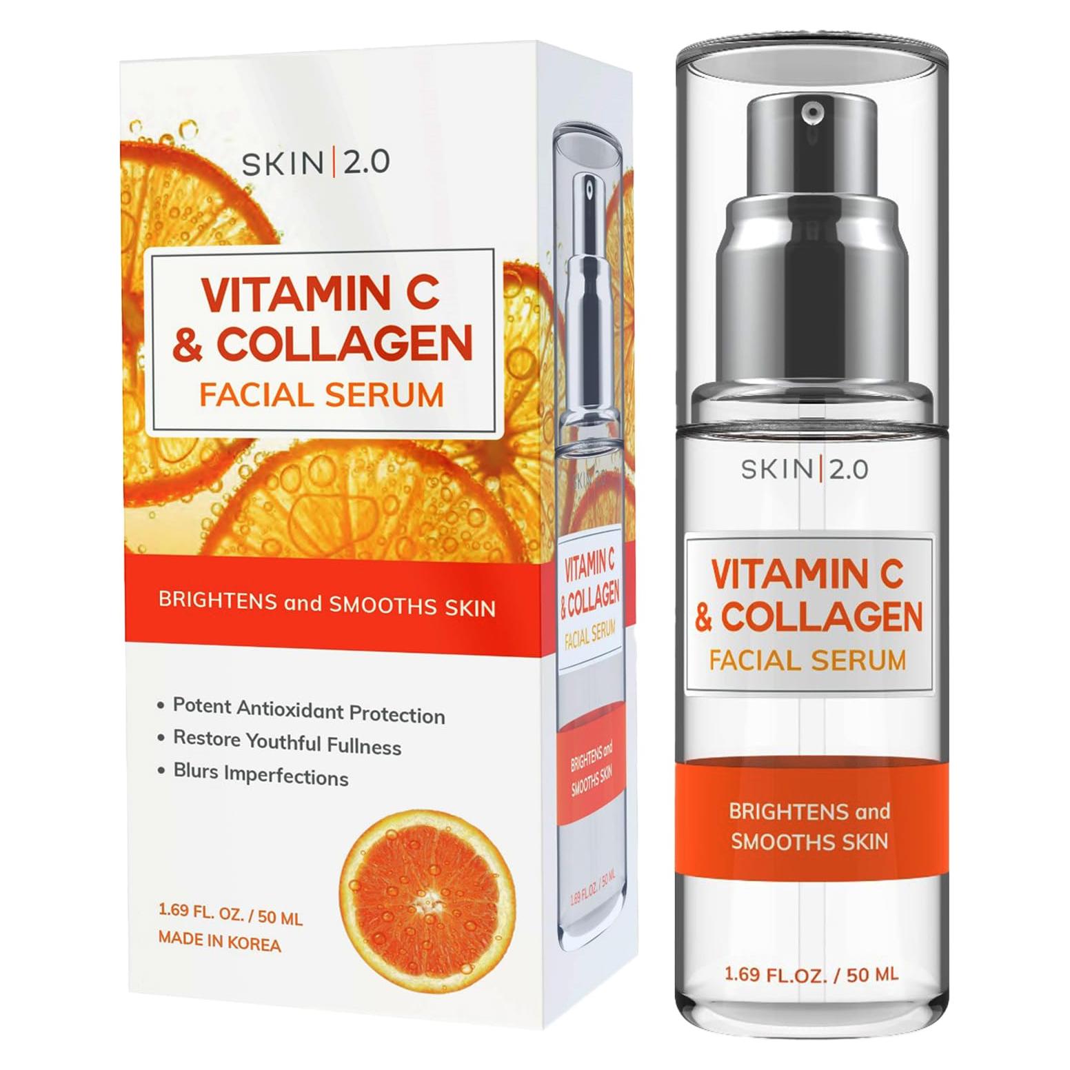 Suero Facial Skin 2.0 Vitamina C y Colágeno 50 ml