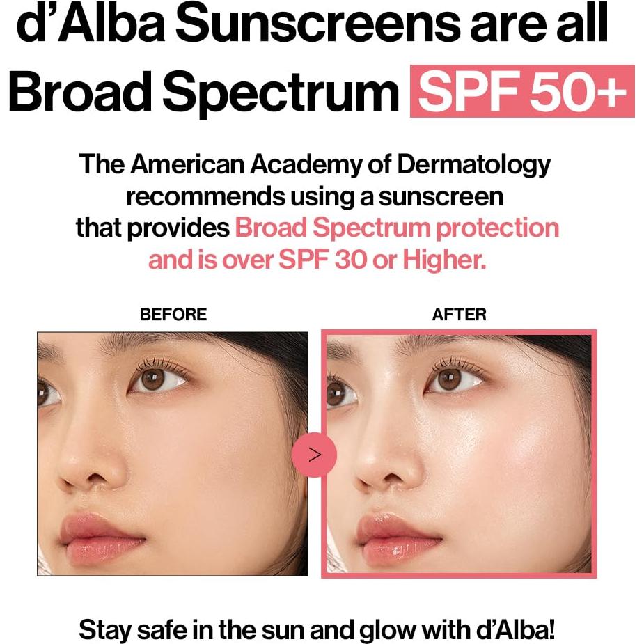Protector Solar d'alba Piedmont SPF 50+ Serum Facial 50ml
