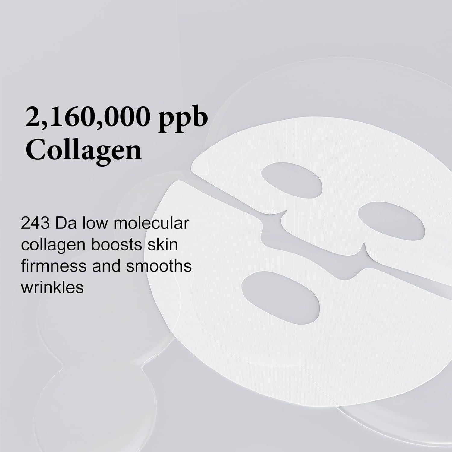 Mascarilla Facial de Colágeno ISTON 4 Paquetes Hidratantes