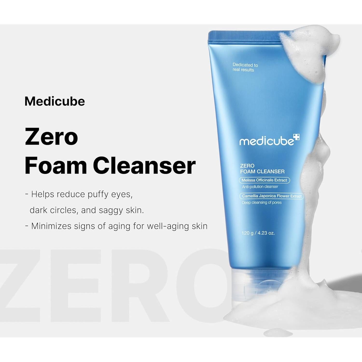 Limpiador Espumoso Medicube Zero 2.0 para Piel Sensible 119g