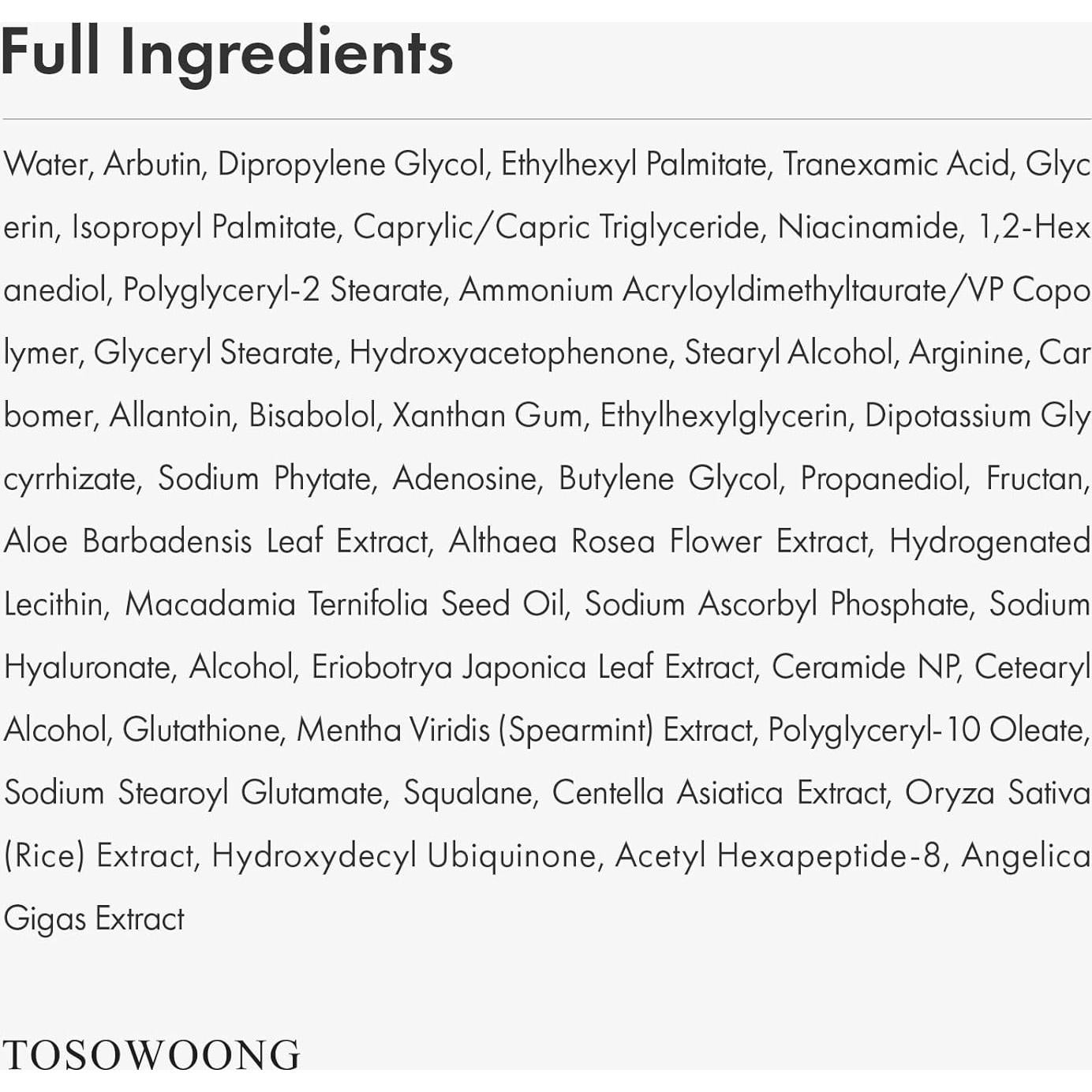 Crema Arbutina 7% + Ácido Tranexámico 4% 50ml Cuidado Piel