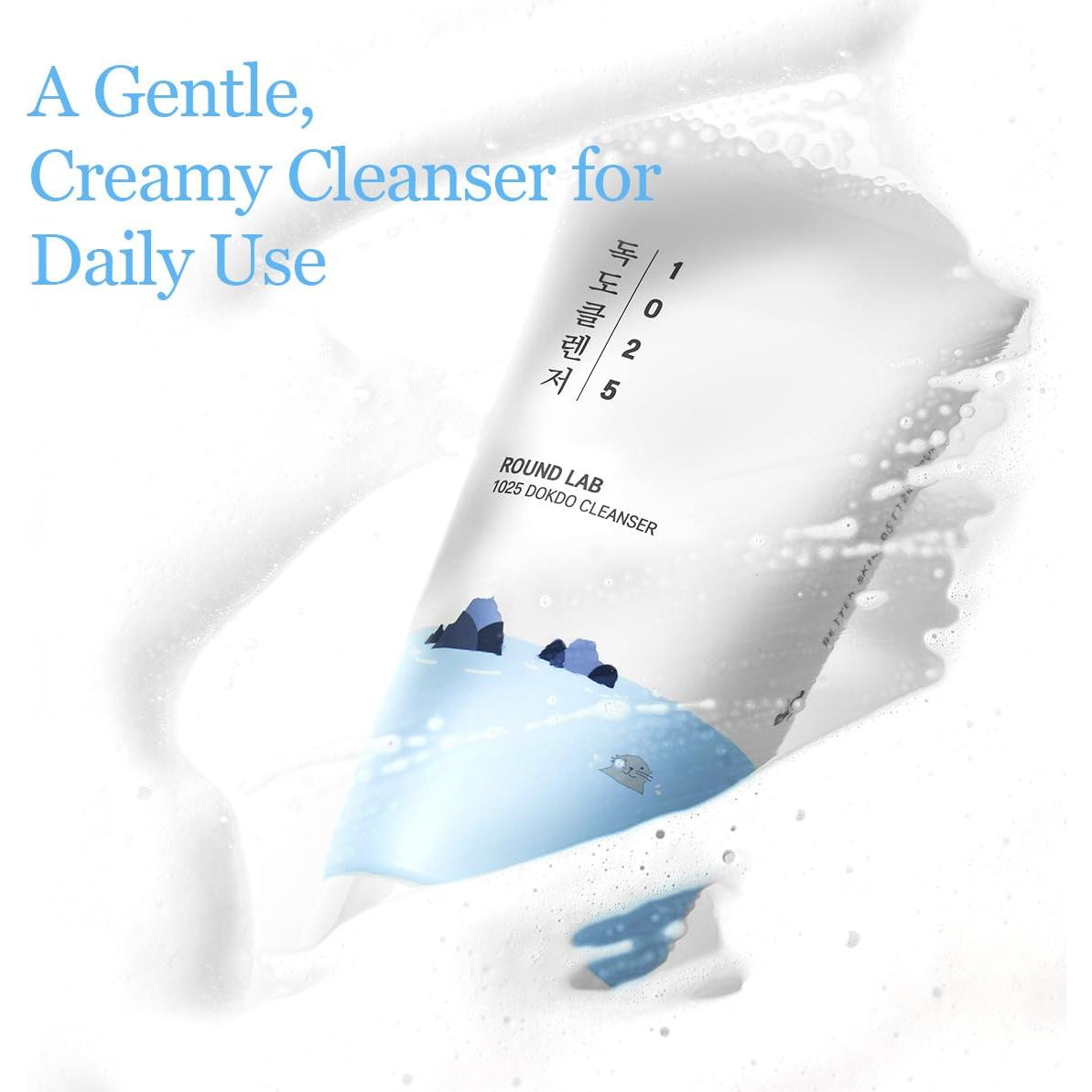Limpiador Facial Bajo pH ROUND LAB Dokdo 150 ml - Piel Sensible