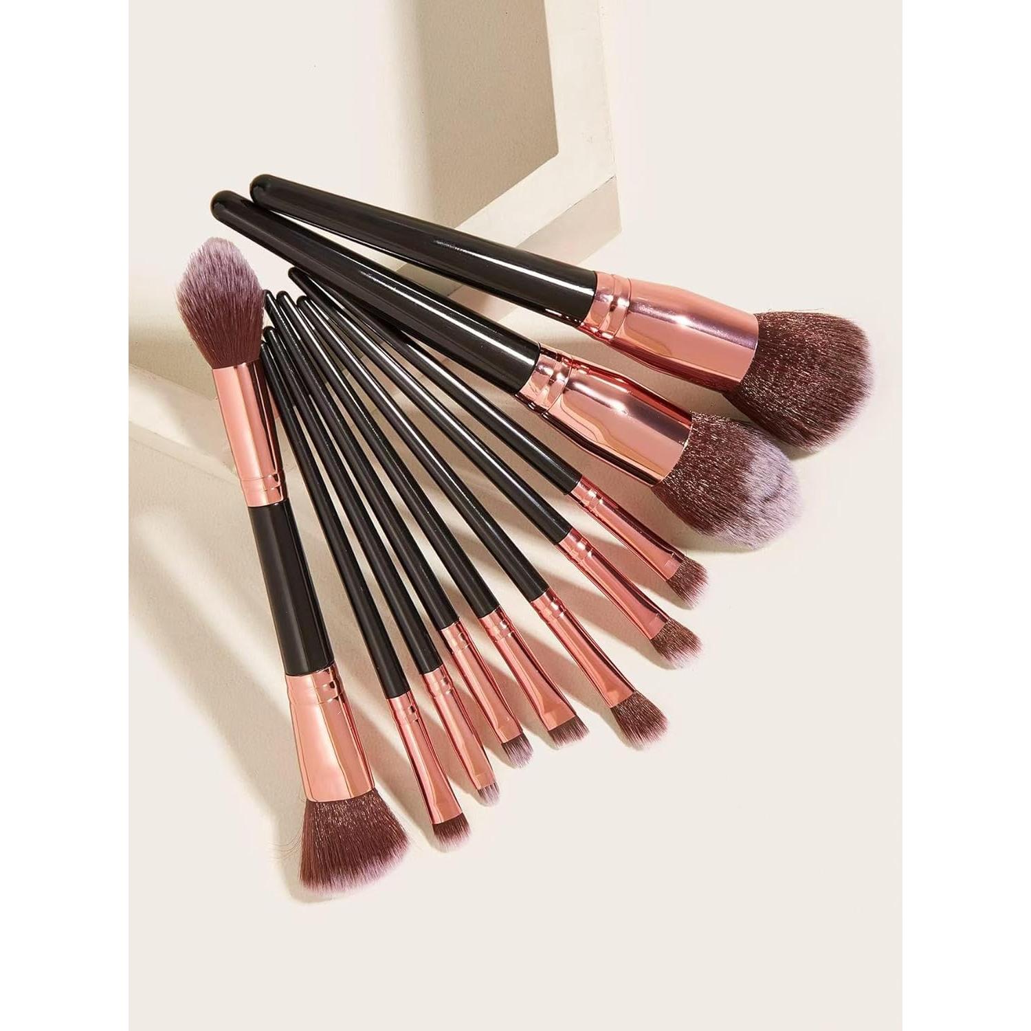 Juego de Brochas de Maquillaje 15 Piezas HGF con Bolsa