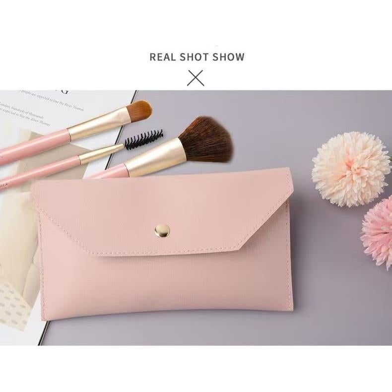 Juego de Brochas de Maquillaje 15 Piezas HGF con Bolsa