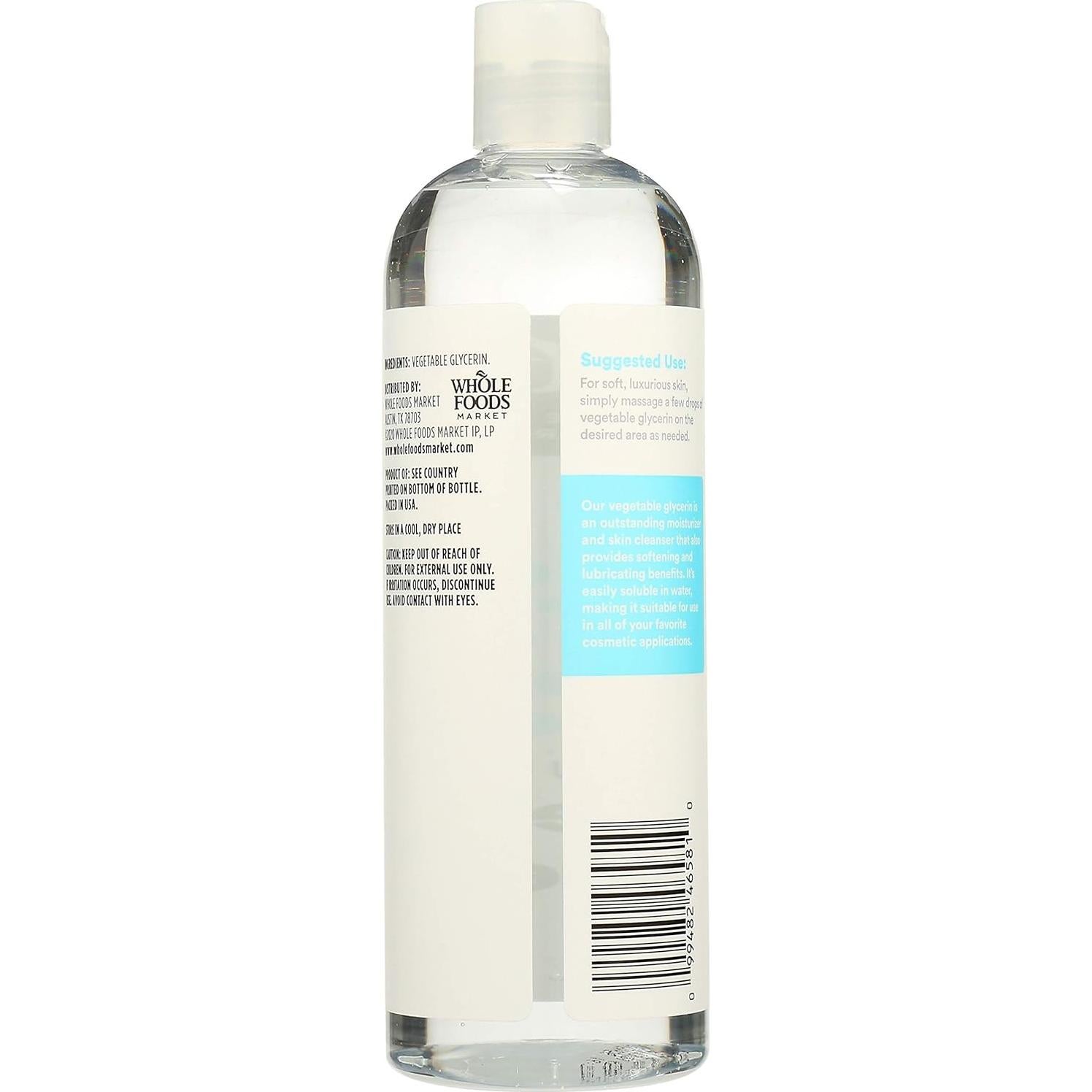 Glicerina Vegetal Hidratante 365 Whole Foods 473 ml Pura