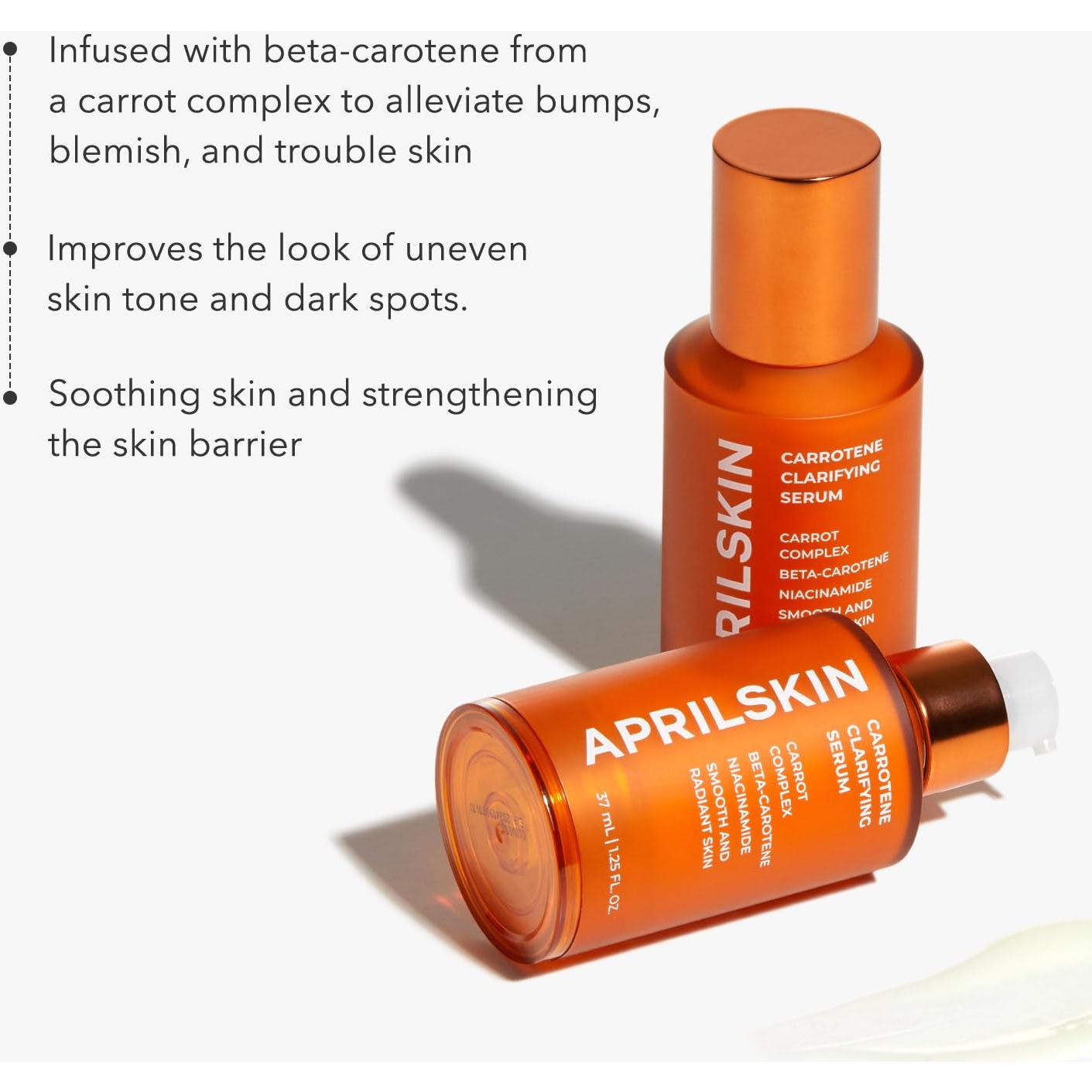 Suero Facial Aclarador APRILSKIN Carrotene 37ml Vegano