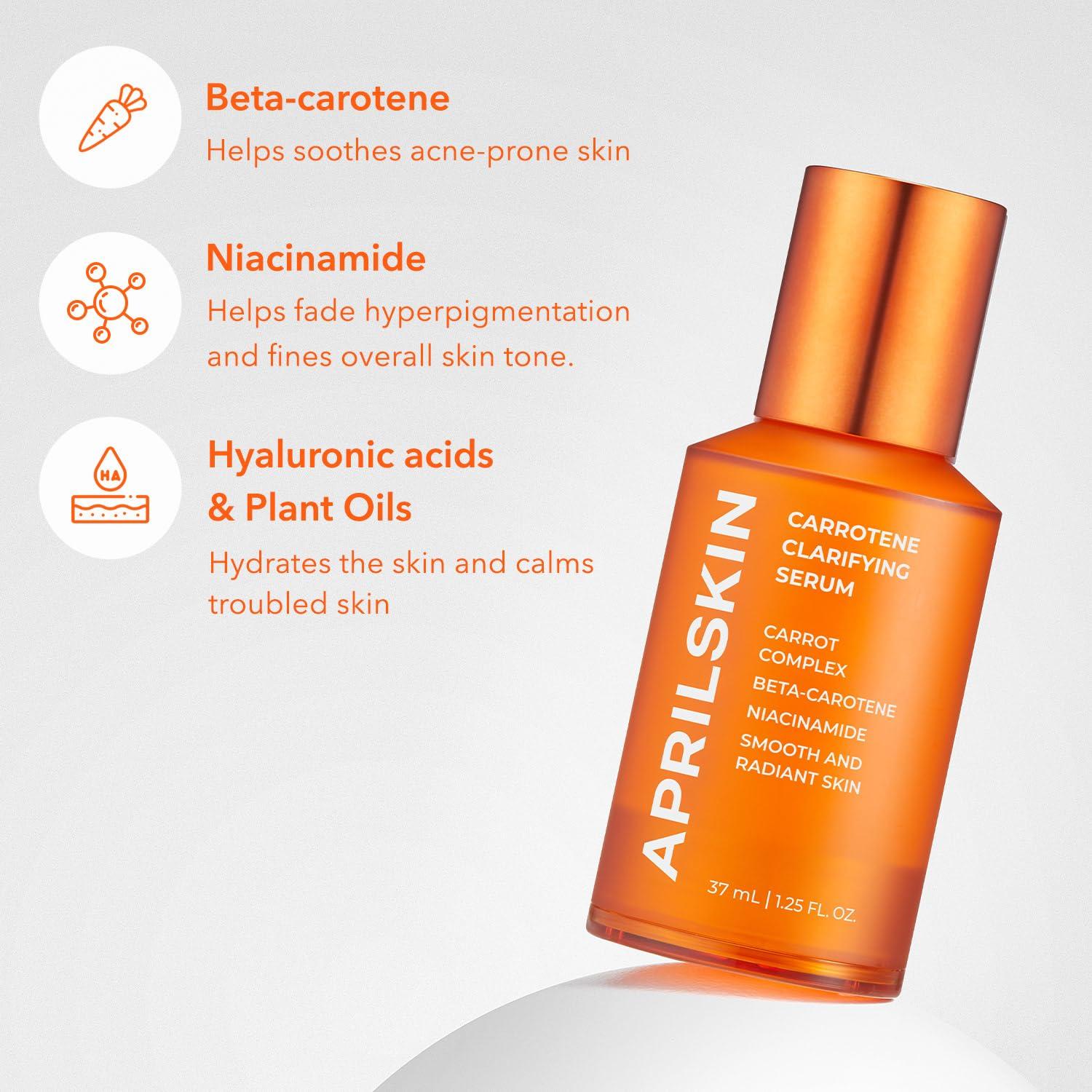 Suero Facial Aclarador APRILSKIN Carrotene 37ml Vegano
