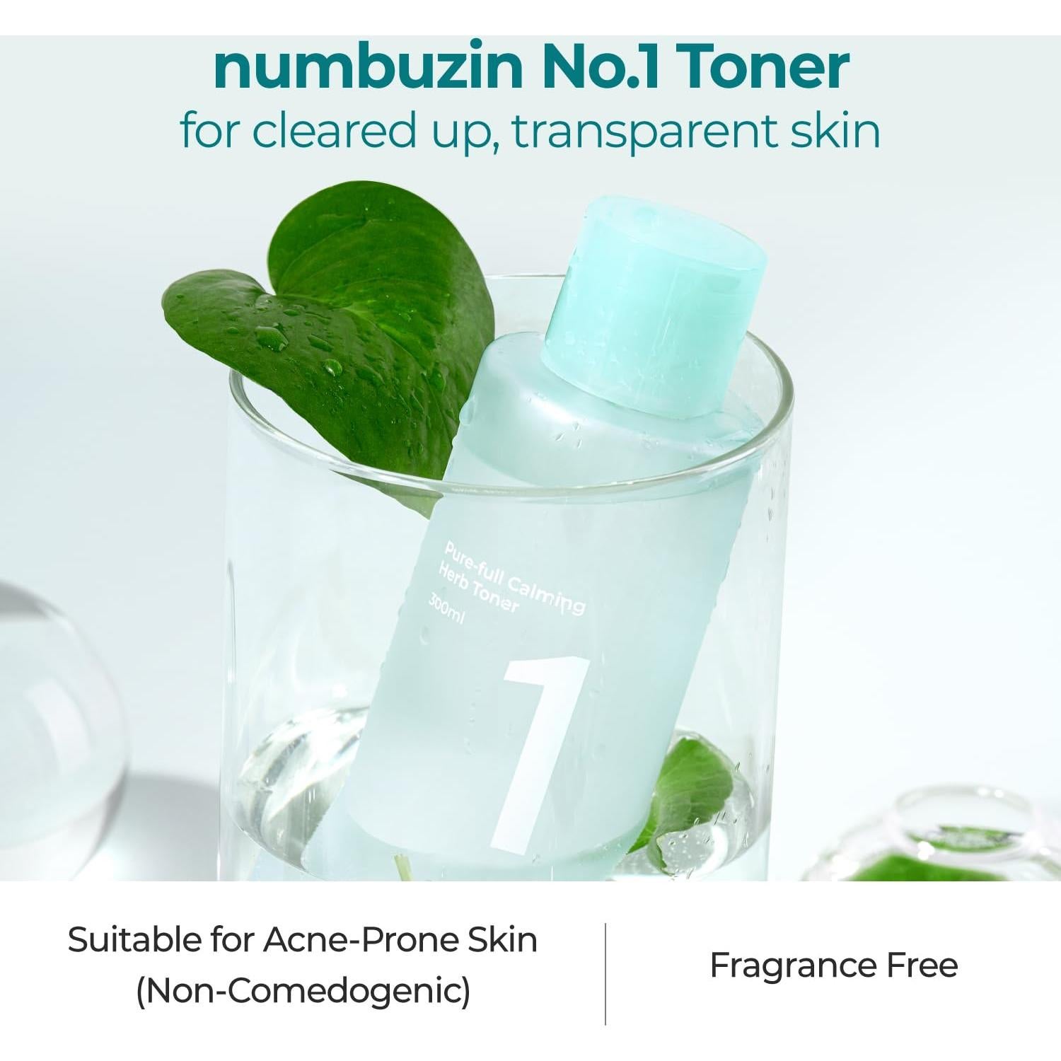 Tónico Herbáceo Calmante Numbuzin 300 ml Piel Sensible