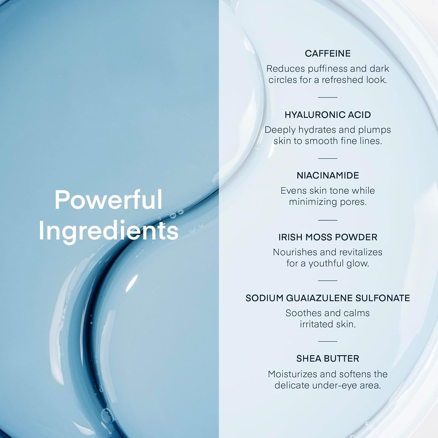 Parche para Ojos Dewycream 30 Pares Hidratantes Antienvejecimiento