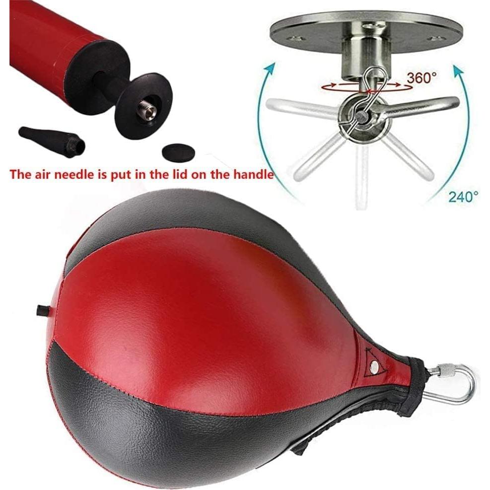 Saco de Golpes Rápido Kvittra de Cuero PU para Boxeo