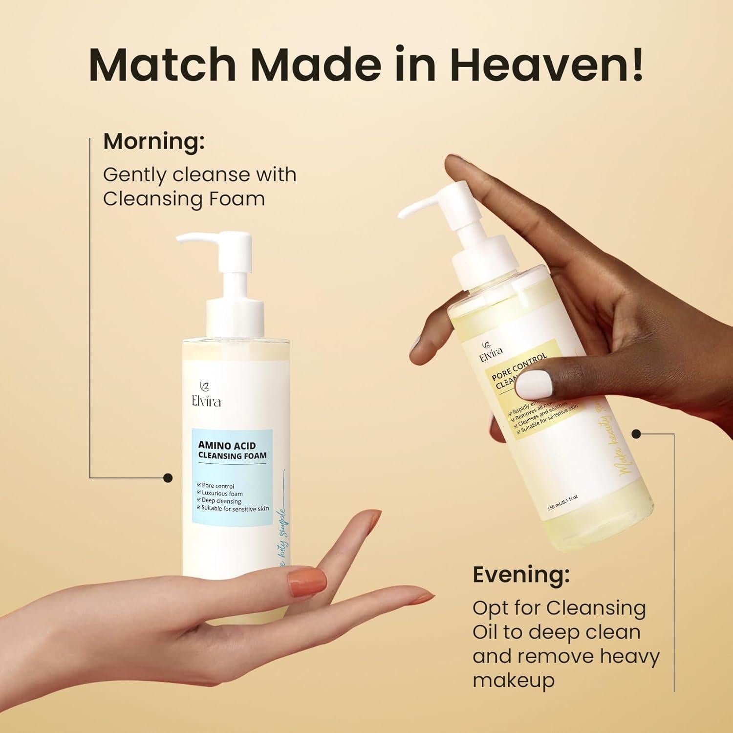 Limpiador de Aceite Elvira para Piel Sensible 180ml