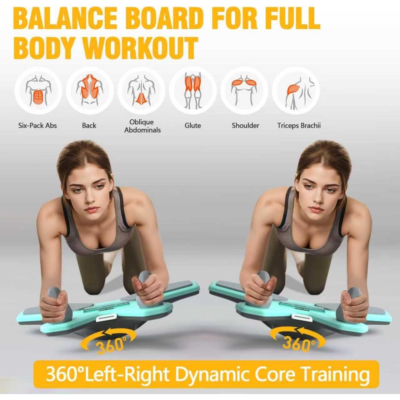 Tabla de Equilibrio Multifuncional Lerpio con Laberinto Verde