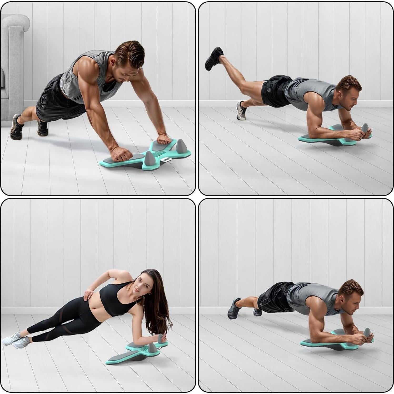 Tabla de Equilibrio Multifuncional Lerpio con Laberinto Verde