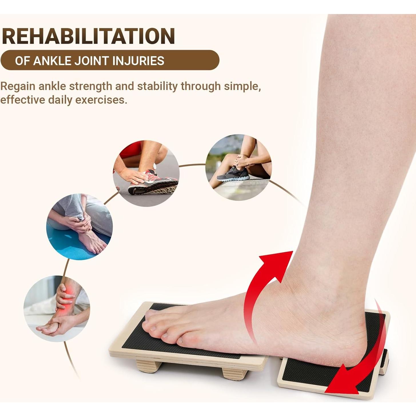Tablero de Equilibrio Sarpulo para Tobillo - Ejercitador de Estabilidad