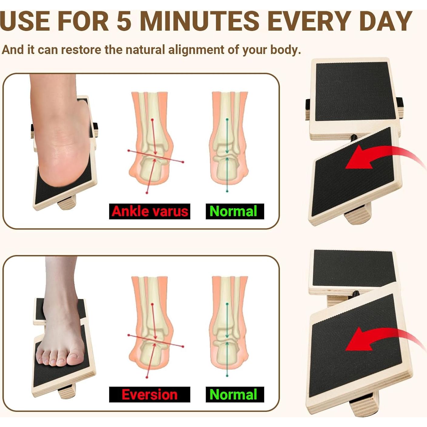 Tablero de Equilibrio Sarpulo para Tobillo - Ejercitador de Estabilidad