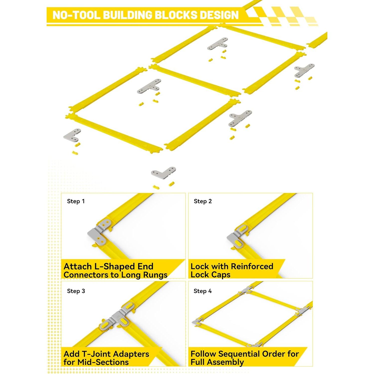 Escalera de Agilidad TONTATTA TT-Agility - 10 Peldaños 4.6m