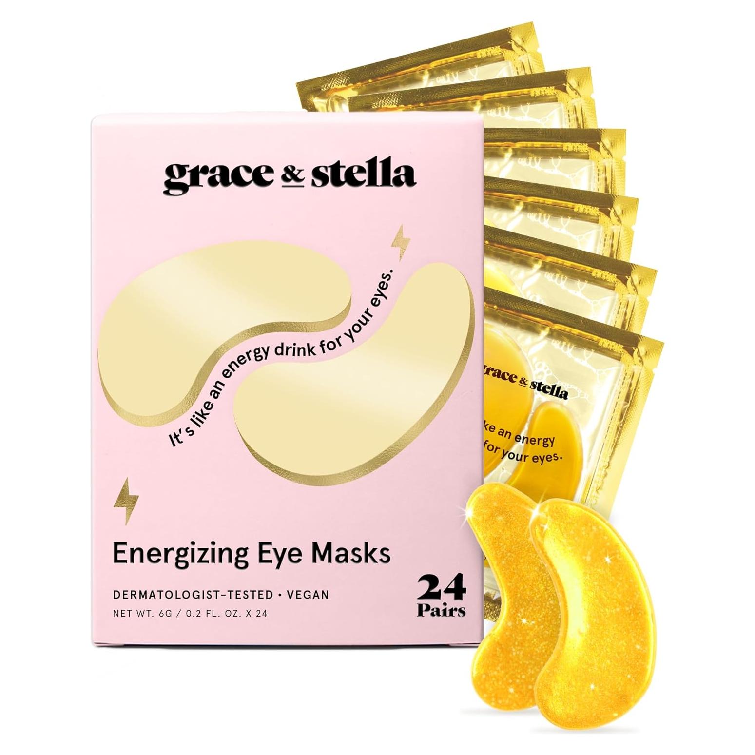 Mascarilla para Ojos Grace & Stella - 24 Pares Dorados