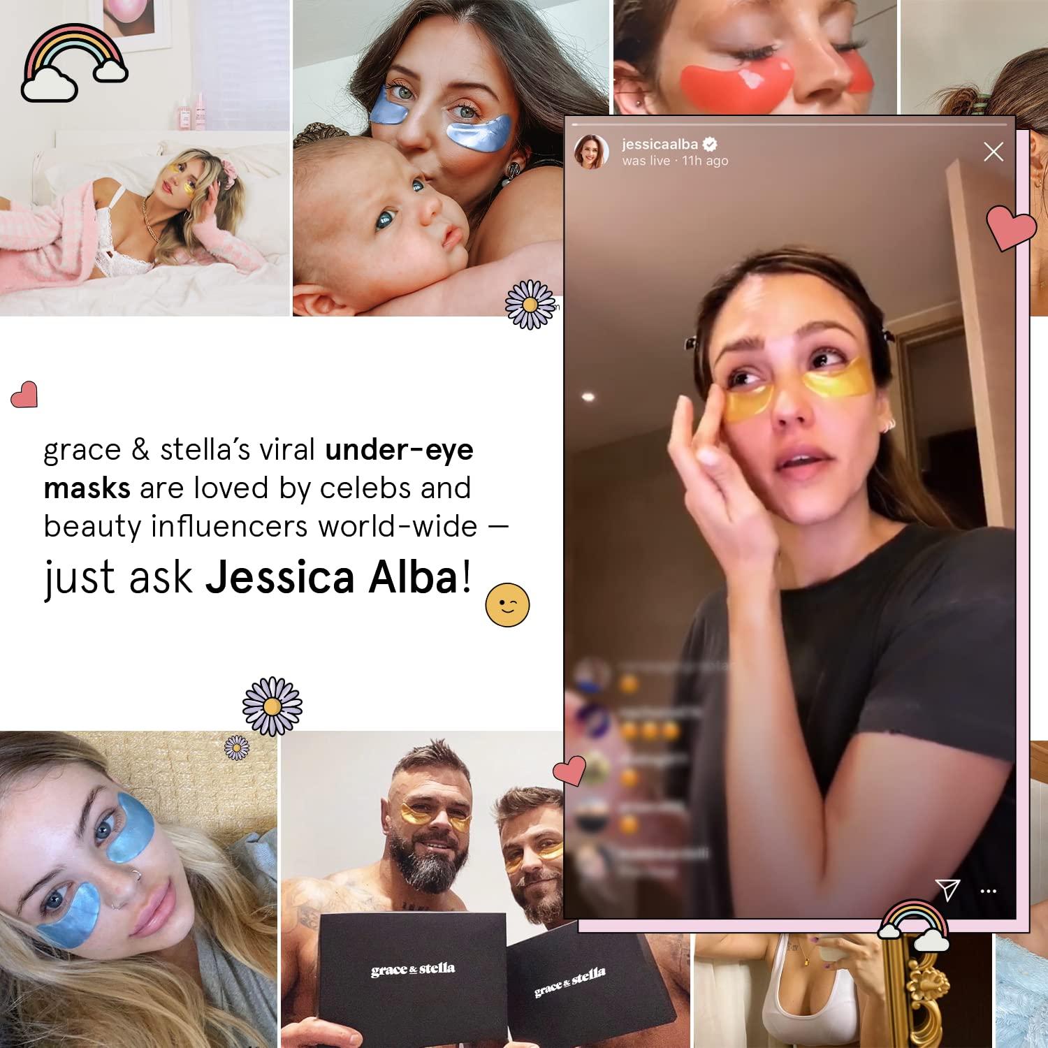 Mascarilla para Ojos Grace & Stella - 24 Pares Dorados