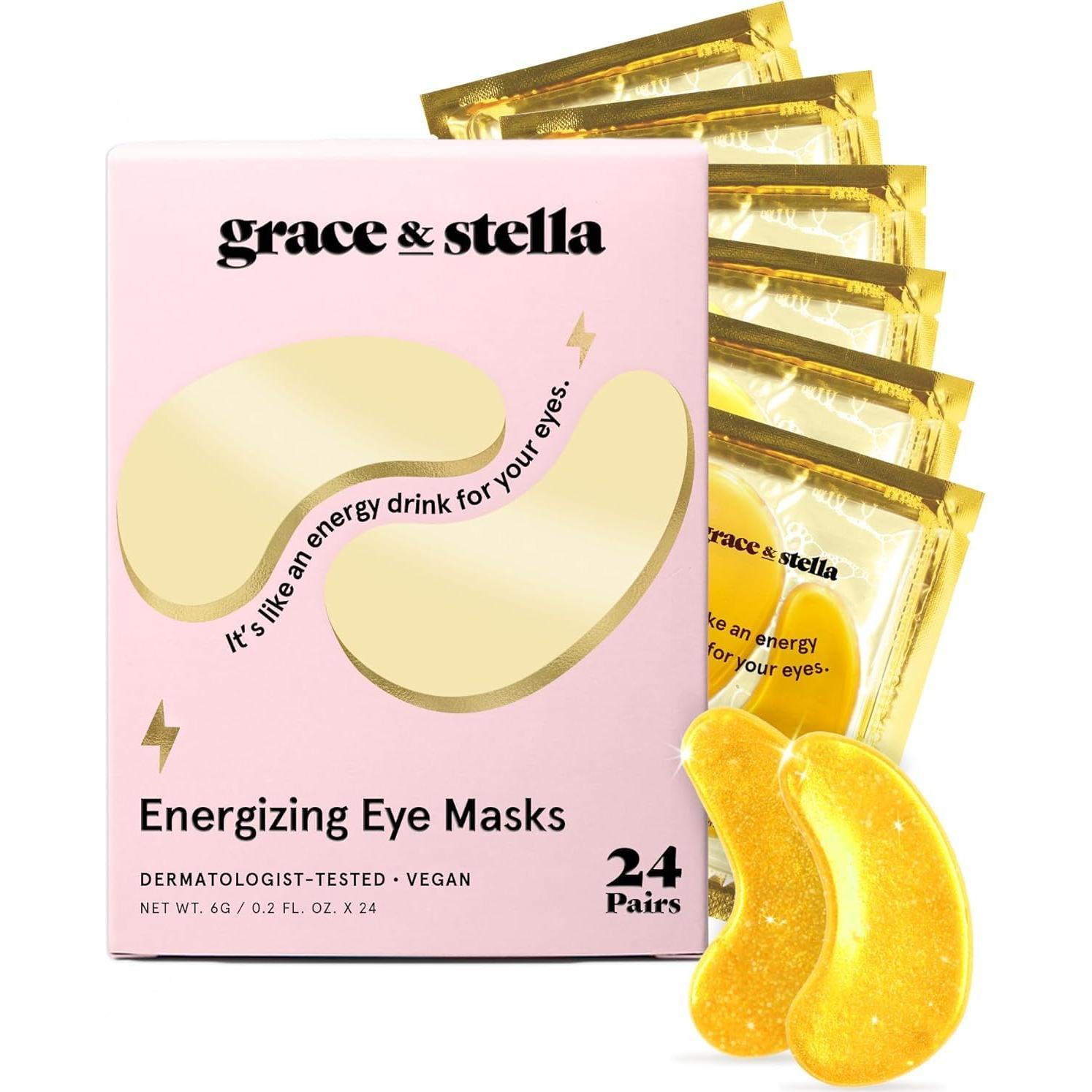 Mascarilla para Ojos Grace & Stella - 24 Pares Dorados