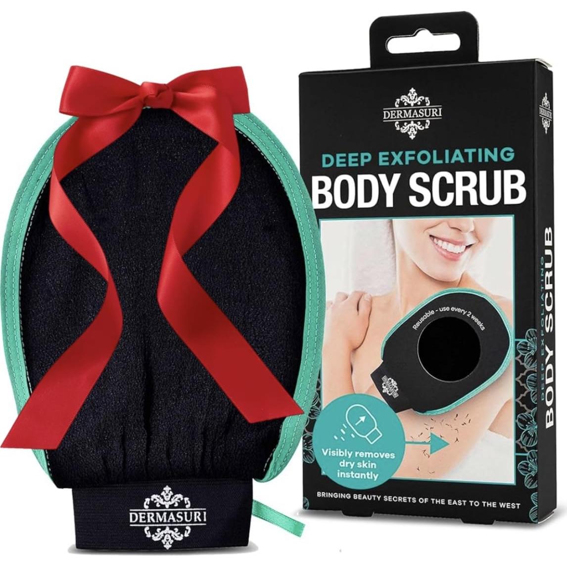 Guante Exfoliante Dermasuri - Mitón para Cuerpo 1 Paquete