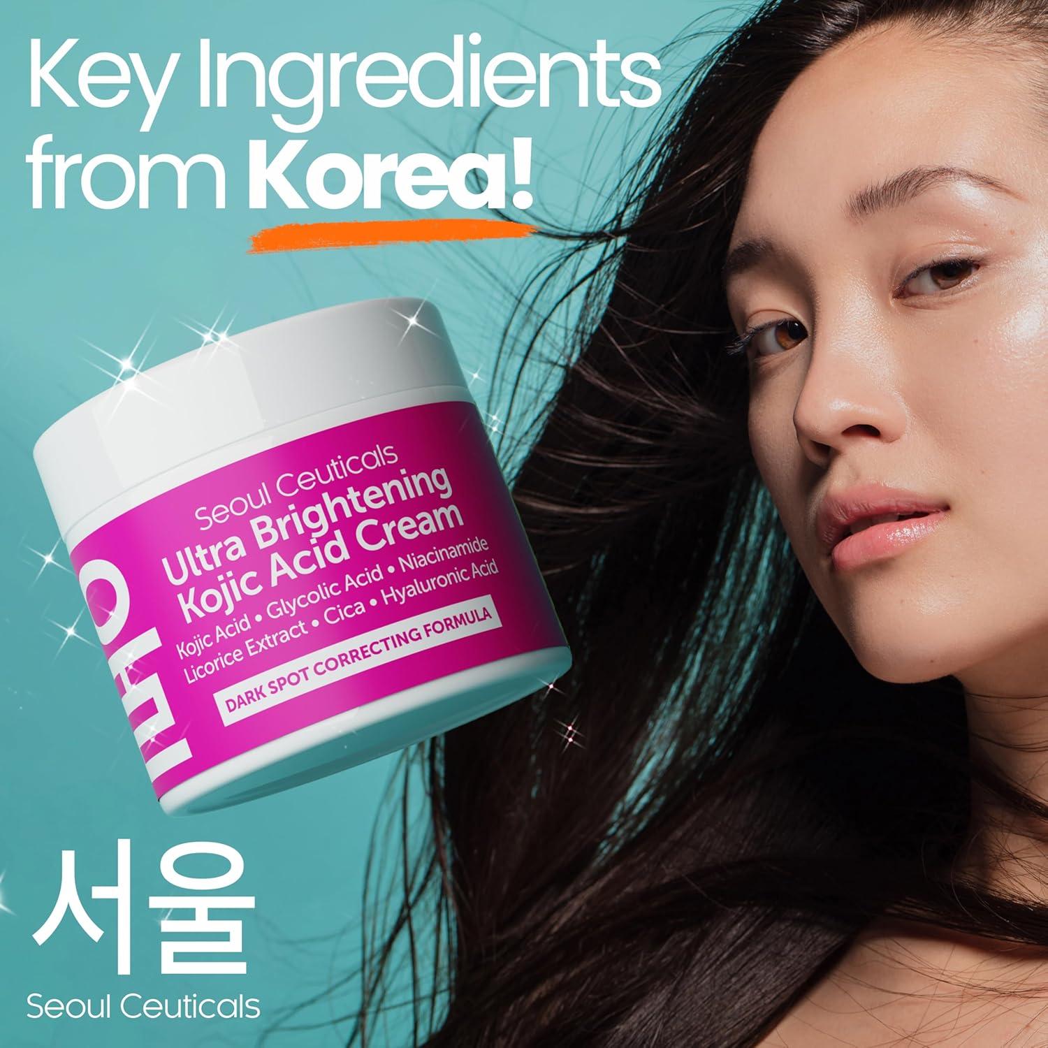 Crema Aclaradora SeoulCeuticals 56.7g - Ácido Kójico + Glicólico