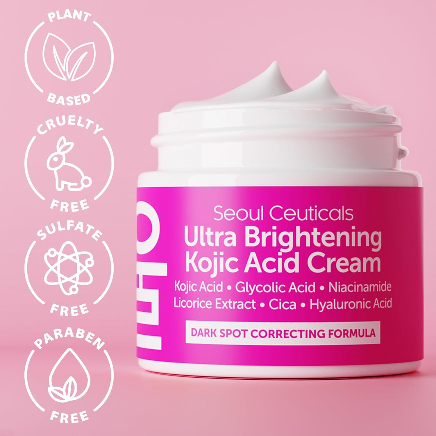 Crema Aclaradora SeoulCeuticals 56.7g - Ácido Kójico + Glicólico