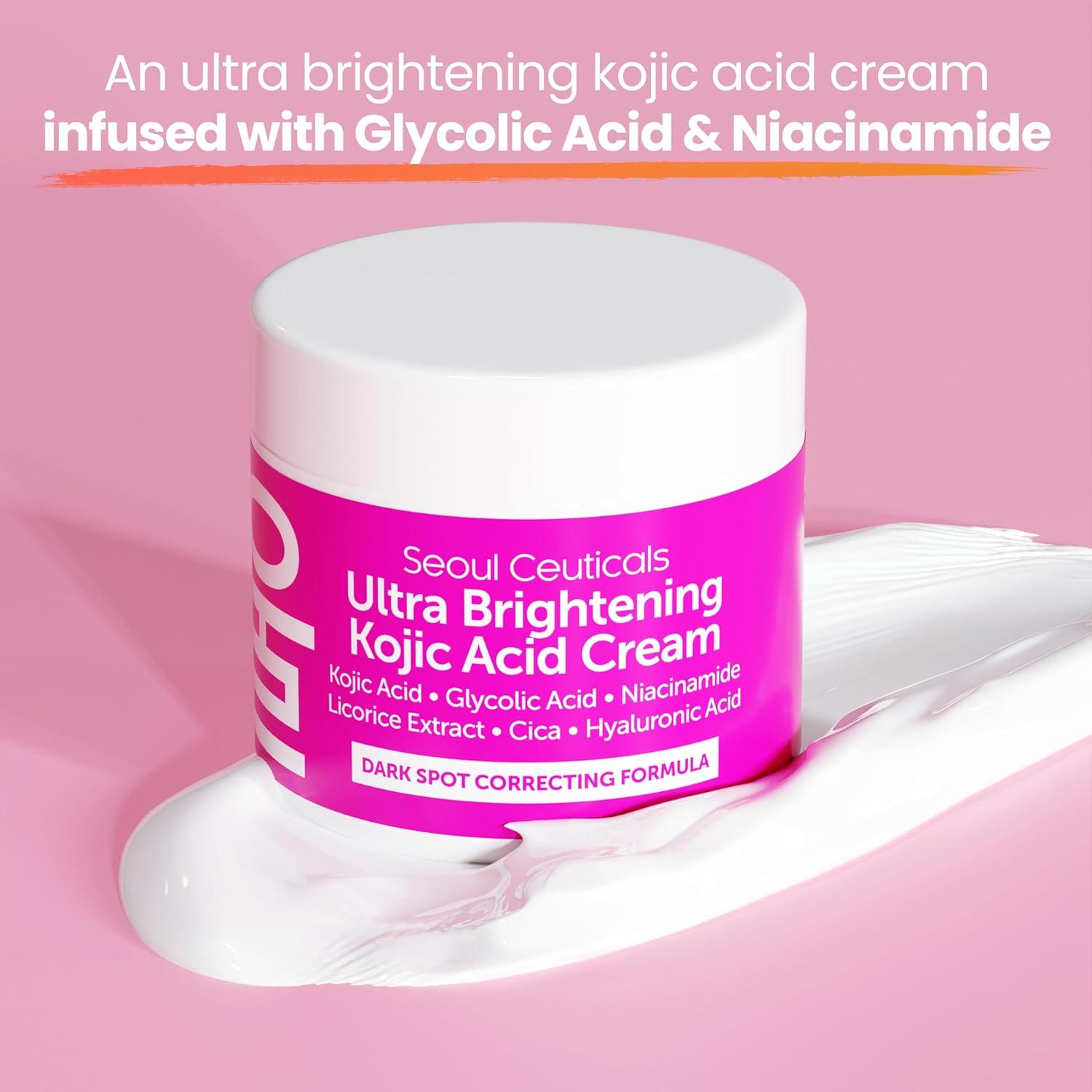 Crema Aclaradora SeoulCeuticals 56.7g - Ácido Kójico + Glicólico