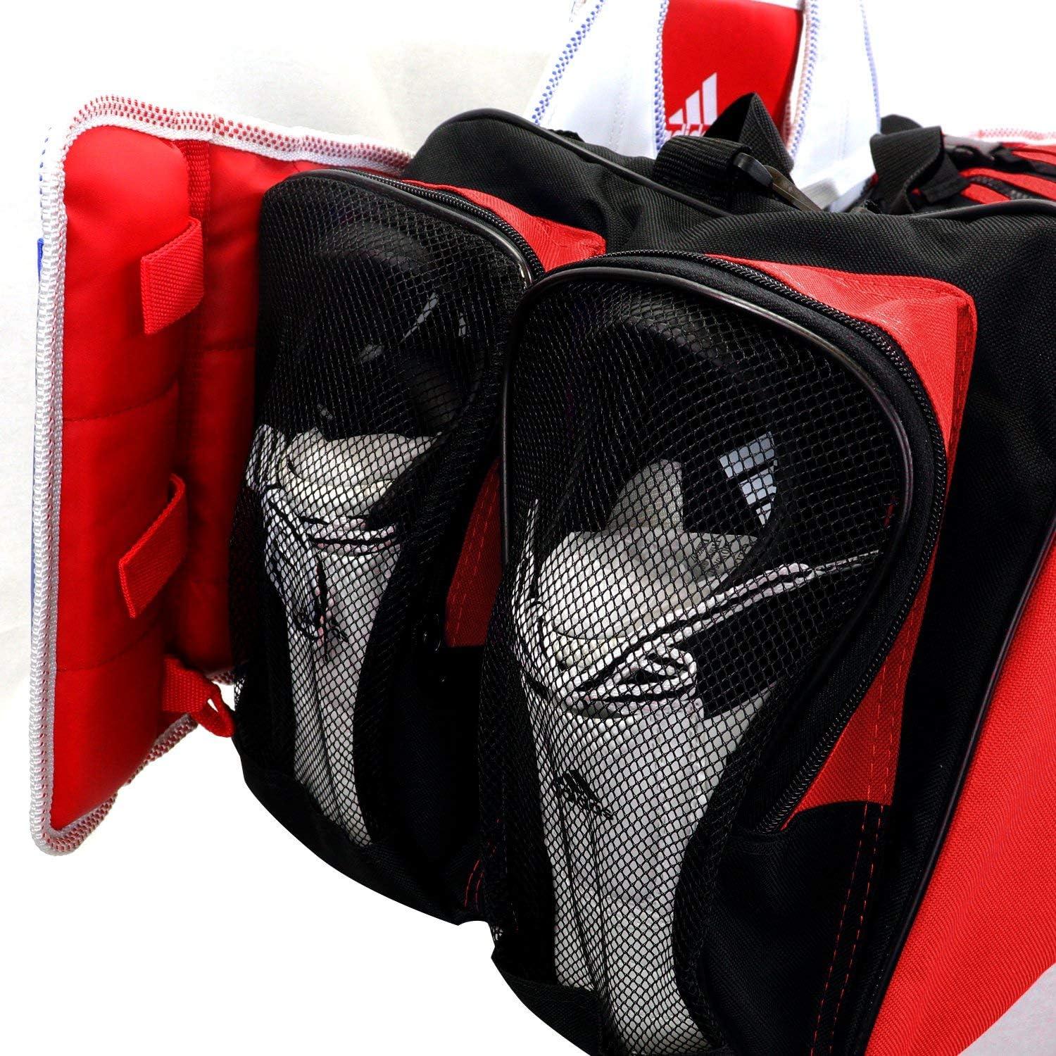 Bolsa de Equipamiento AAMA para Sparring Taekwondo Grande Rojo