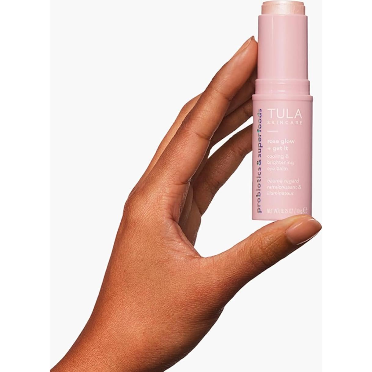 Bálsamo para Ojos TULA Skin Care Rose Glow 9.92 g - Hidrata y Ilumina