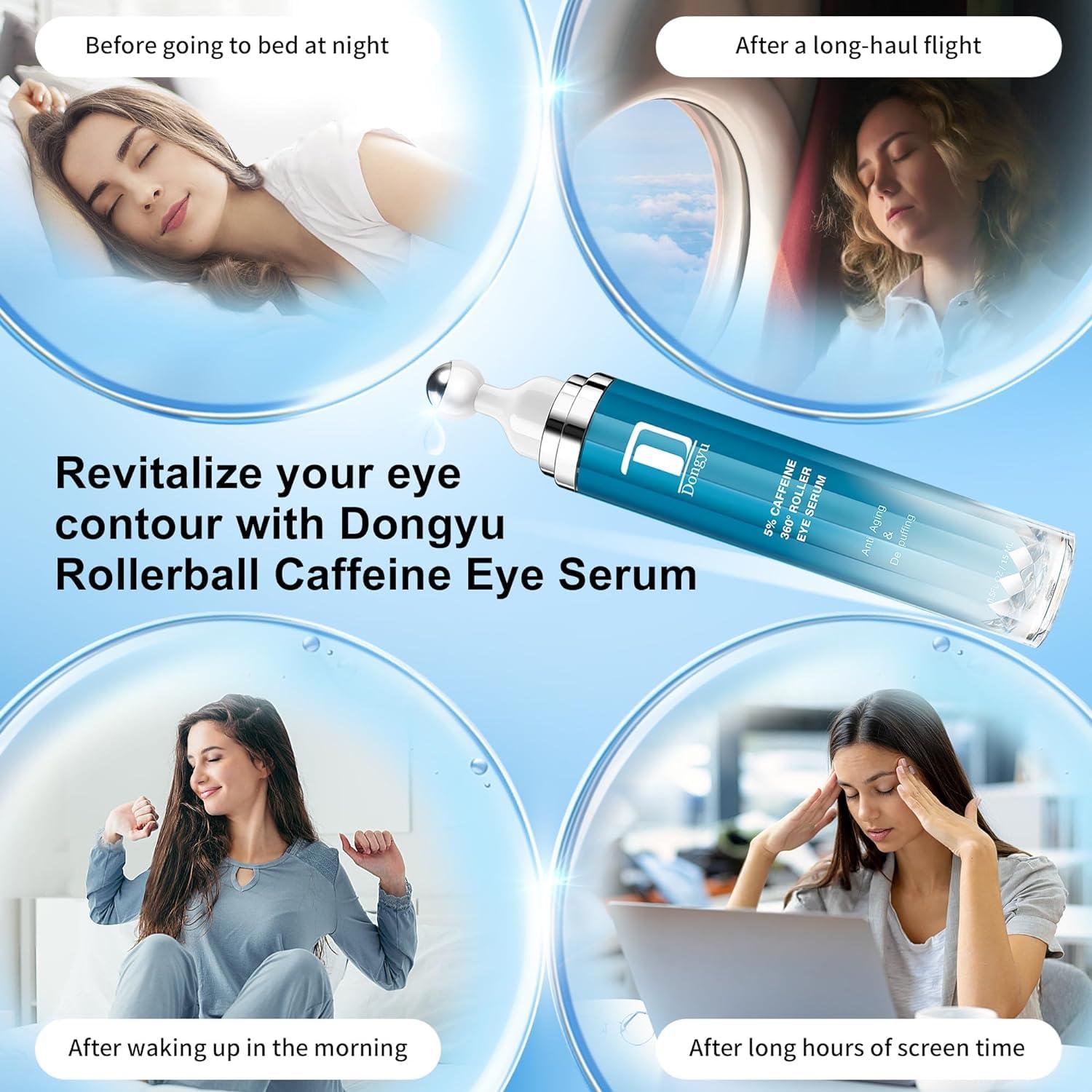 Crema para Ojos Dongyu con Cafeína 14.48x2.54cm Hidratante