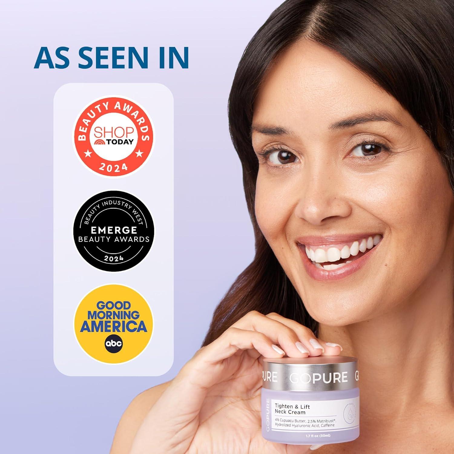 Crema para el Cuello goPure - Apreta y Levanta 6.1cm