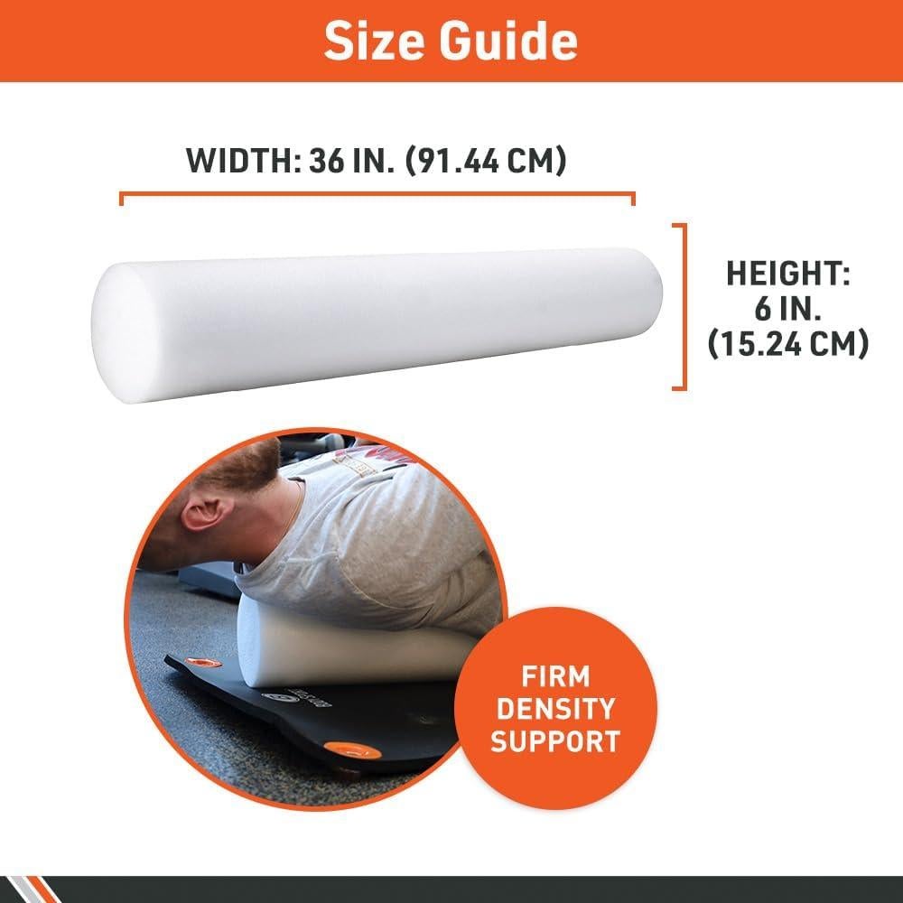 Rodillo de Espuma Body Sport 91.44 cm - Alta Densidad para Rehabilitación