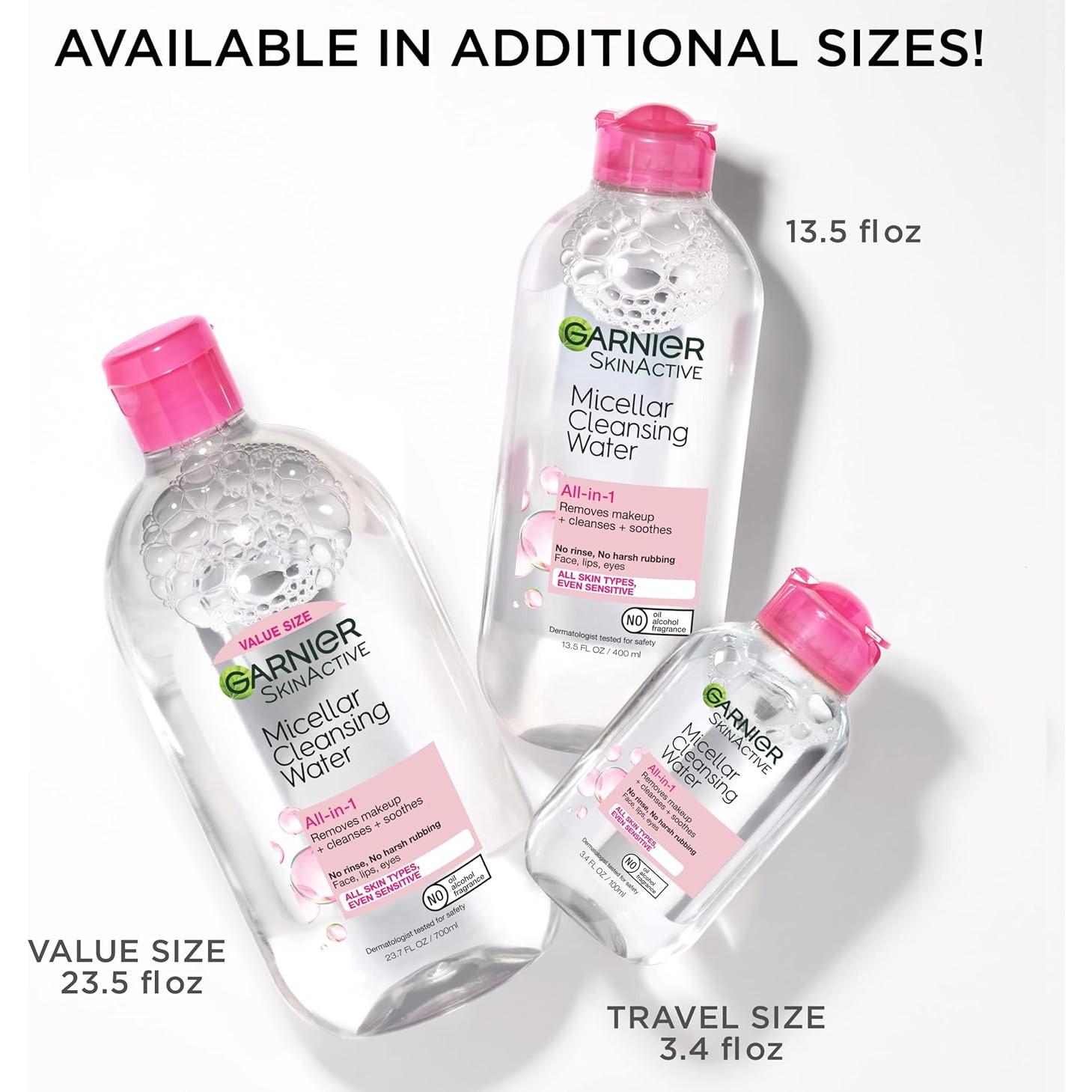 Agua Micelar Garnier 100 mL Limpiador Facial Todo en 1