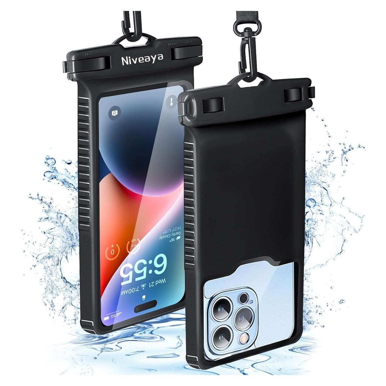 Funda Impermeable Niveaya para iPhone 15/14/13/12 hasta 7"