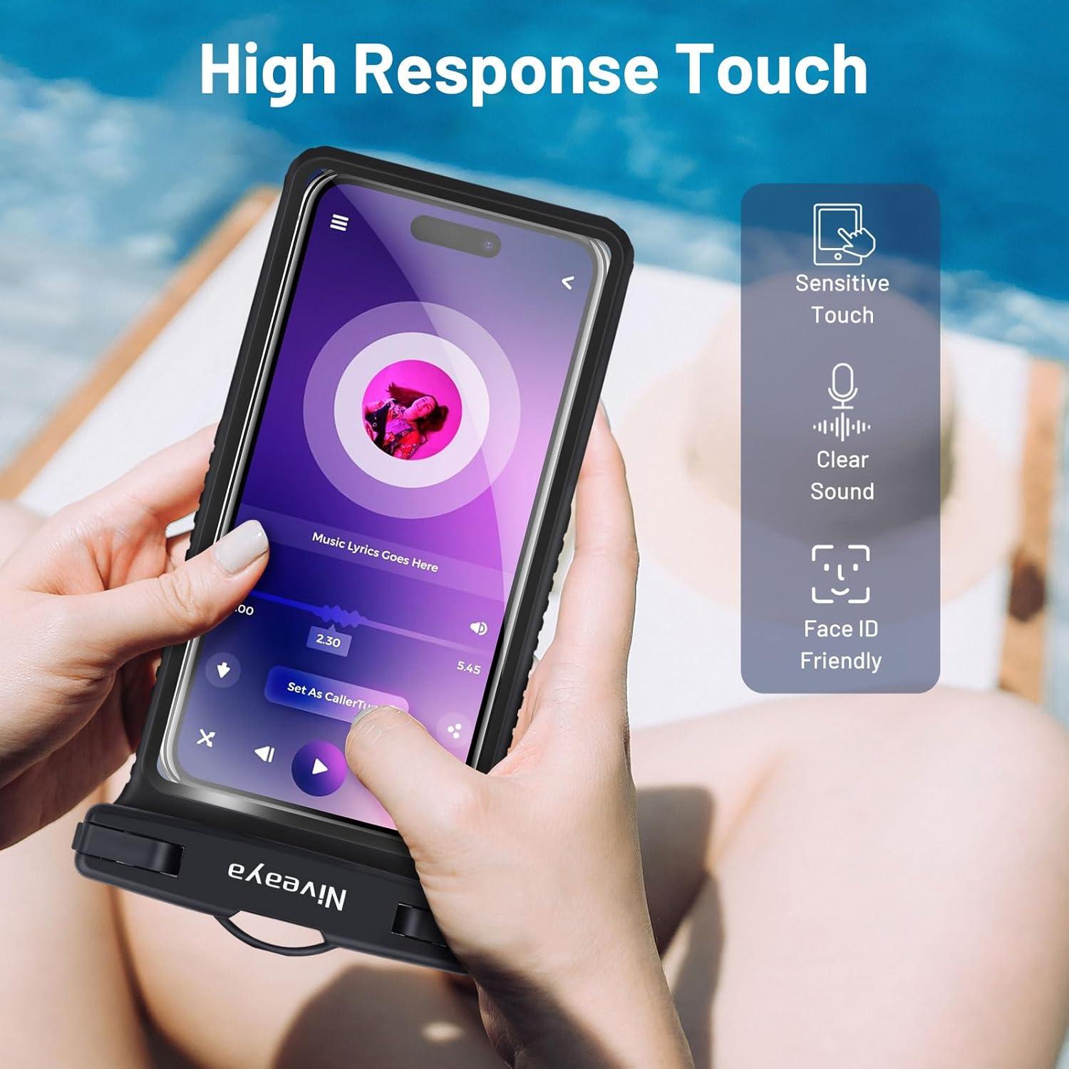 Funda Impermeable Niveaya para iPhone 15/14/13/12 hasta 7"