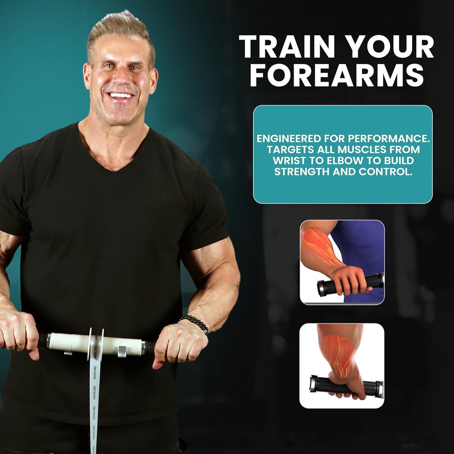 Rodillo de Antebrazo ArmLabz 2.0 - Fortalecedor de Muñeca y Agarre