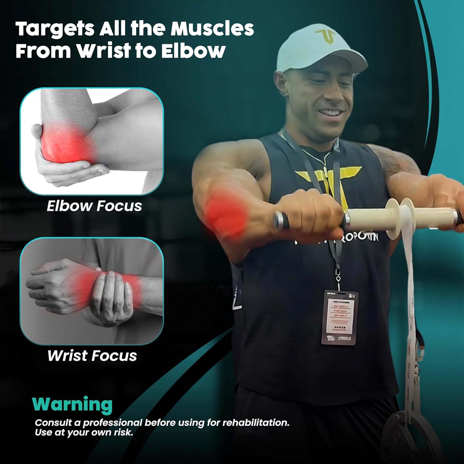 Rodillo de Antebrazo ArmLabz 2.0 - Fortalecedor de Muñeca y Agarre