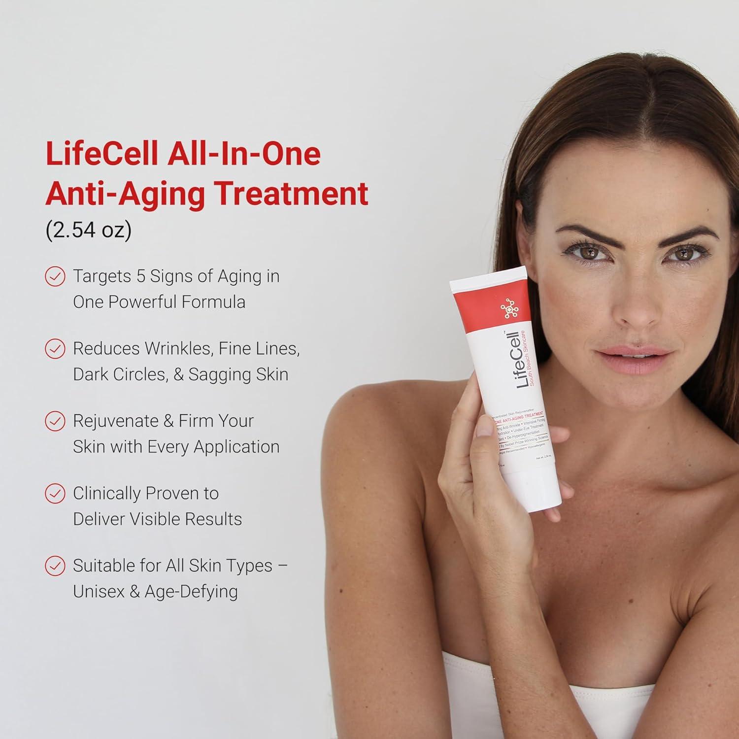 Crema Anti-Envejecimiento LifeCell 72g - Retinol y Vitamina C