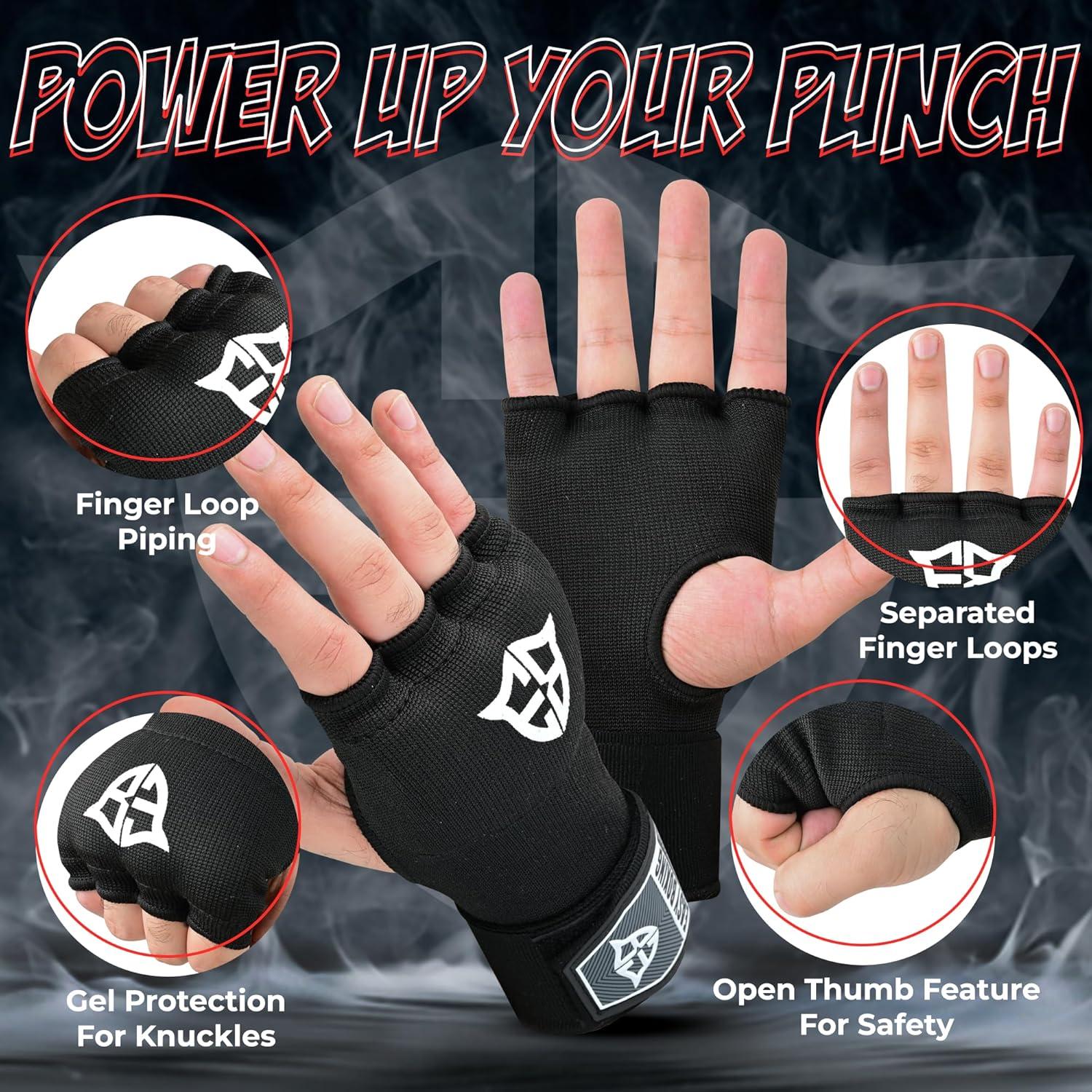 Guantes de Gel para Boxeo EASY BOXING con Correa Rápida