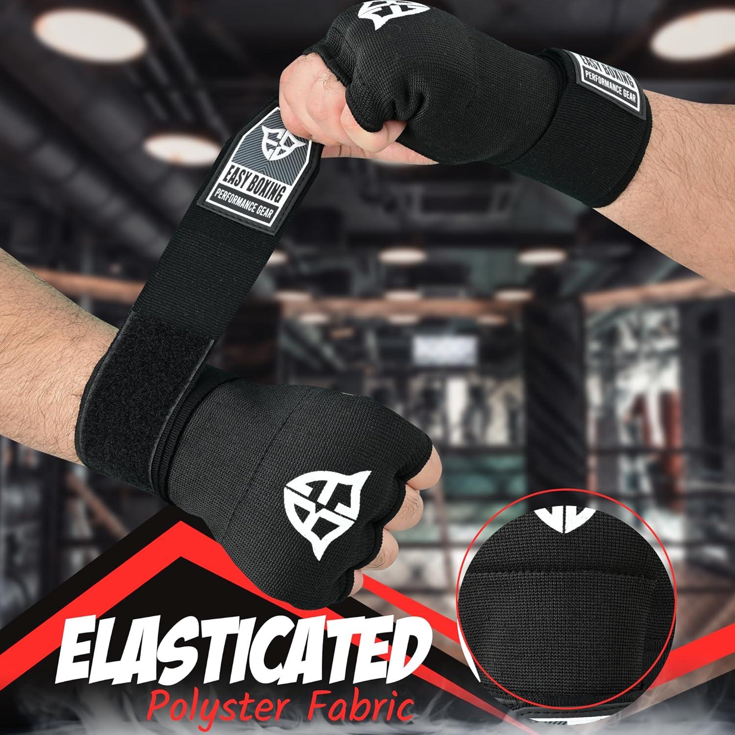 Guantes de Gel para Boxeo EASY BOXING con Correa Rápida