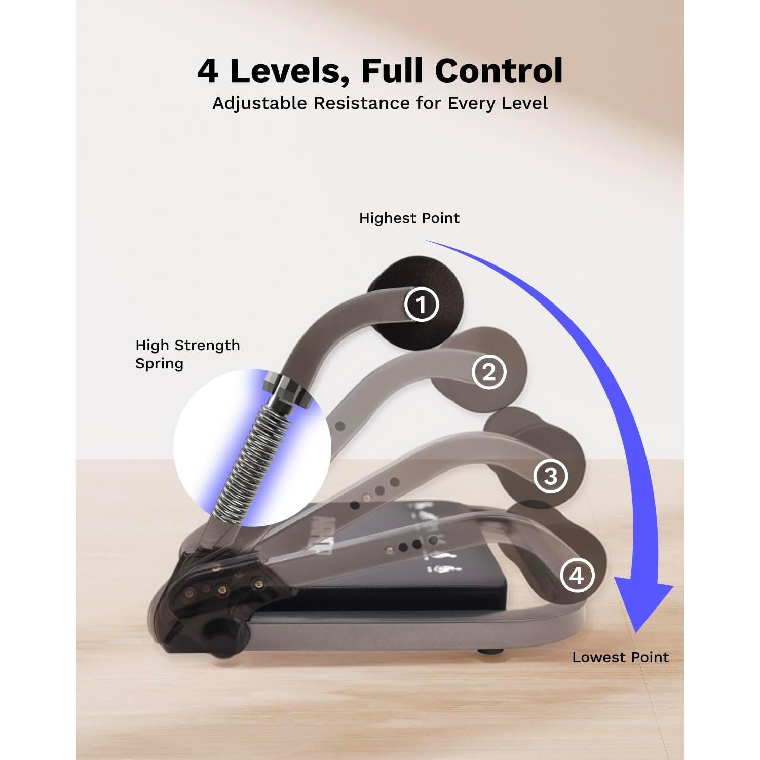 Máquina de Abdominales AIRHOP AH-AB10 Ajustable 4 Niveles