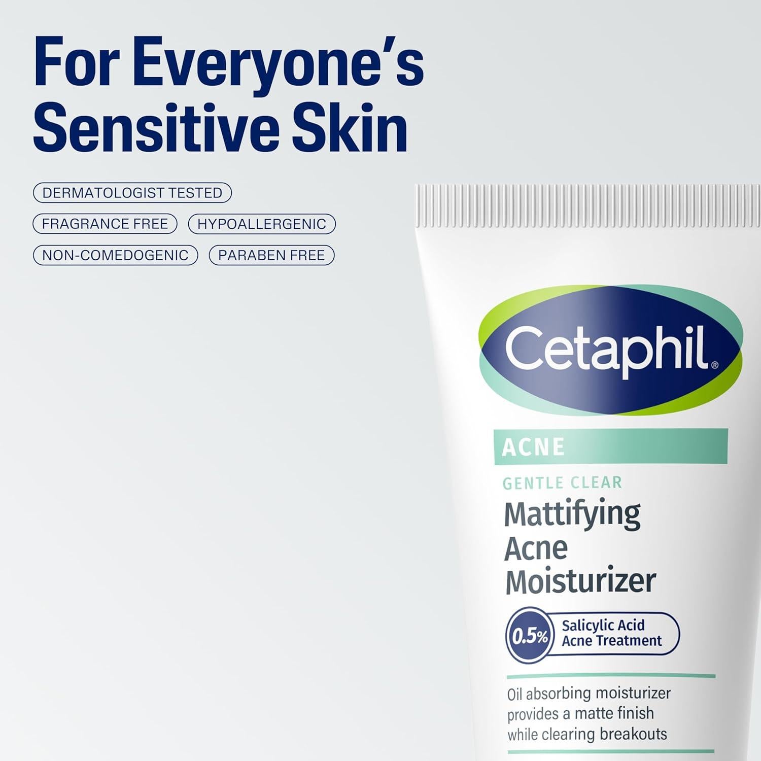 Hidratante Facial Cetaphil 85 g Matificante para Acné