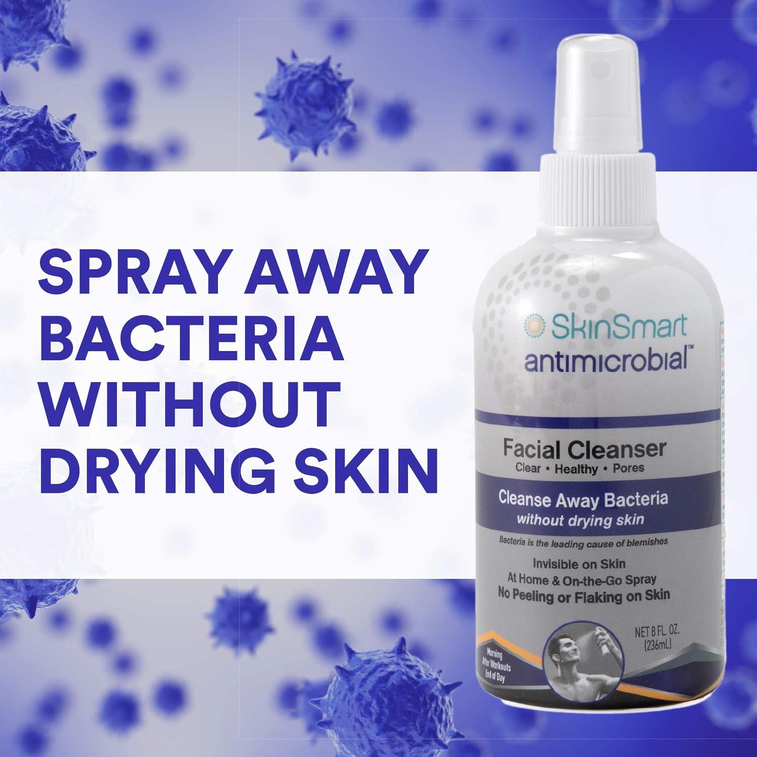 Limpiador Facial SkinSmart 236ml para Acné y Bacterias