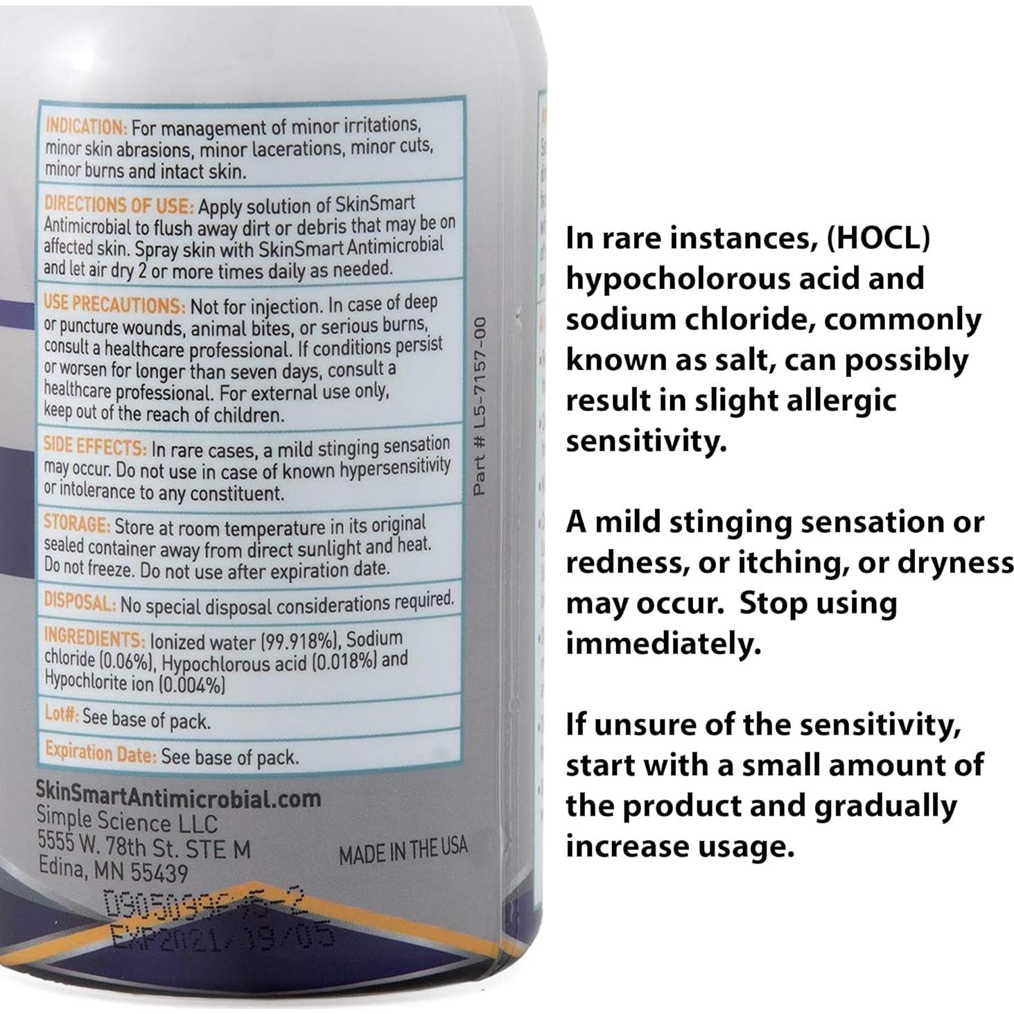 Limpiador Facial SkinSmart 236ml para Acné y Bacterias